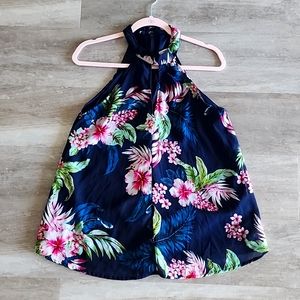 Japna Halter Floral Top, Large, Great condition